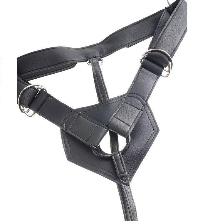 KING COCK - HARNESS WITH NATURAL REALISTIC PENIS 22.9 CM