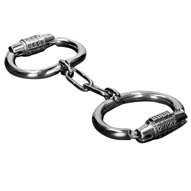 METAL HARD - HANDSCHELLEN MIT KOMBINATIONSSCHLOSS